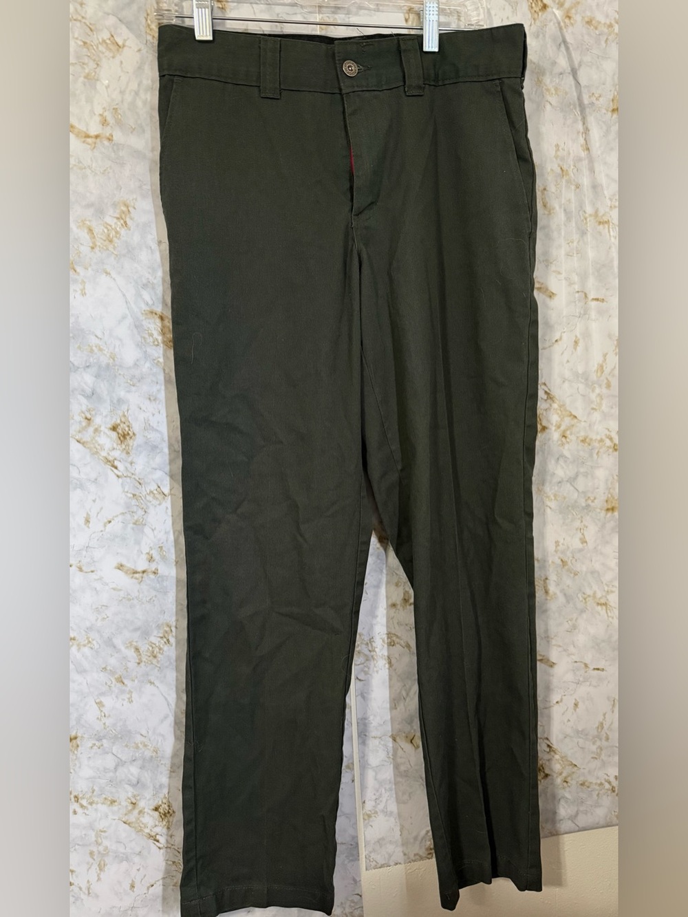 Dickies Men's Dark Olive Green Chinos